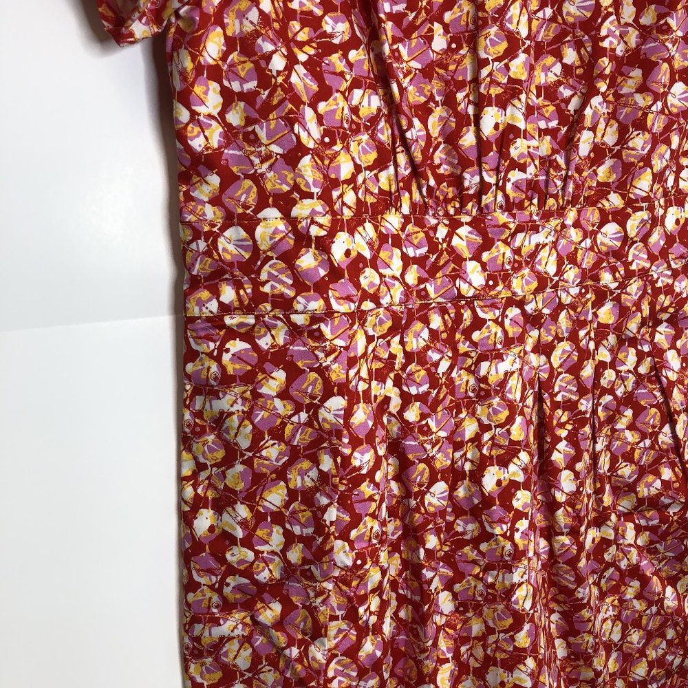 Eshakti shift shirt dress boat neck pin-up retro - Picture 6 of 8